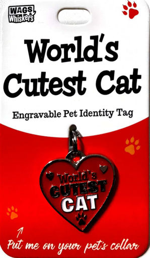 Picture of WORLDS CUTEST CAT ID TAG